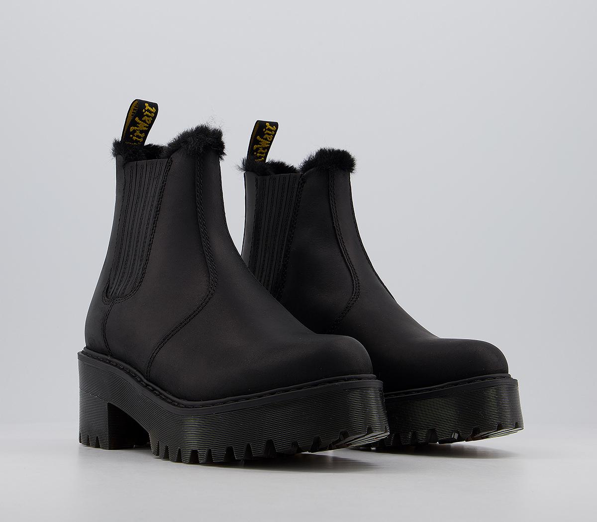 fur lined chelsea boots dr martens