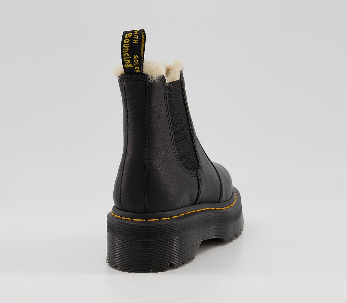 Dr. Martens 2976 Quad Fur Lined Chelsea Boots Dr. Martens 2976 Quad Fur Lined Chelsea Boots Black
