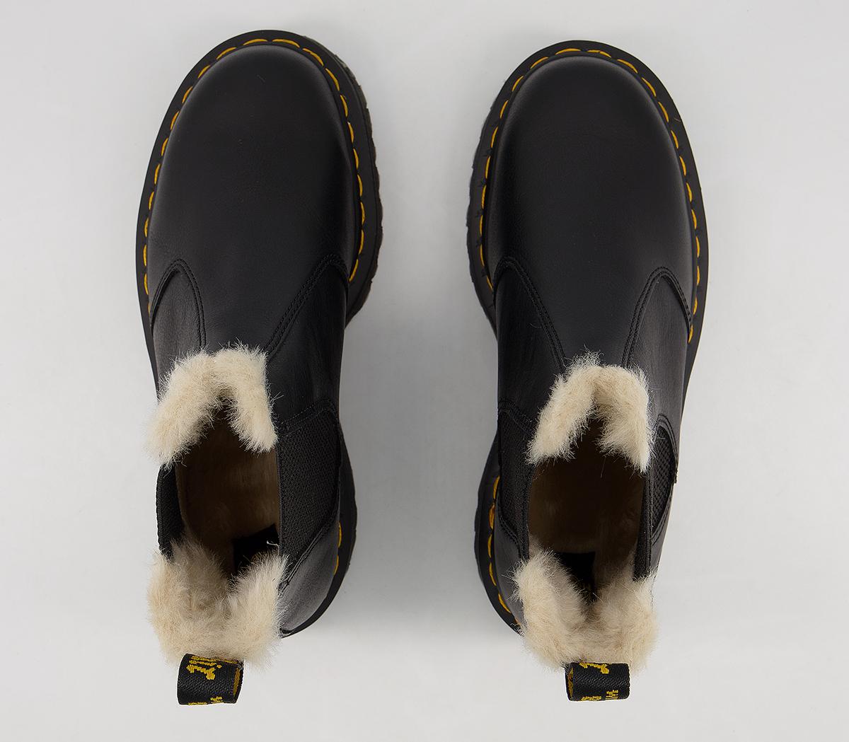 Dr. Martens 2976 Quad Fur Lined Chelsea Boots Dr. Martens 2976 Quad Fur Lined Chelsea Boots Black