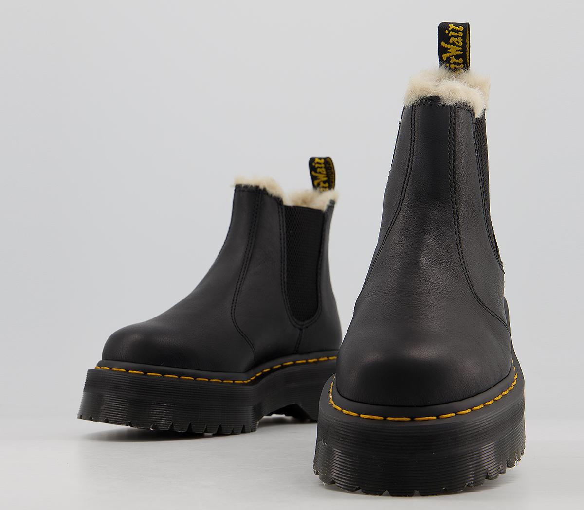 Dr. Martens 2976 Quad Fur Lined Chelsea Boots Dr. Martens 2976 Quad Fur Lined Chelsea Boots Black