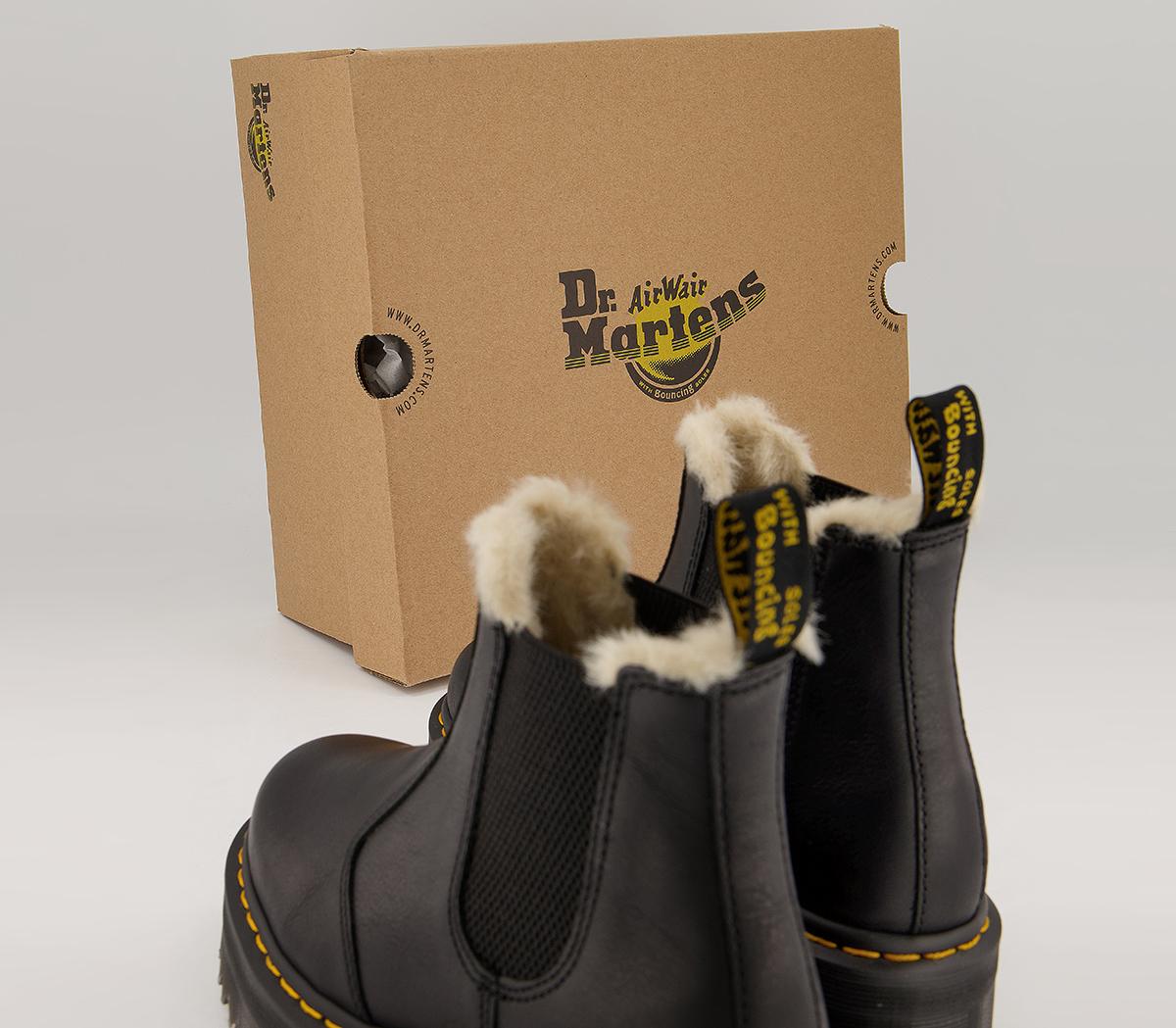 Dr. Martens 2976 Quad Fur Lined Chelsea Boots Dr. Martens 2976 Quad Fur Lined Chelsea Boots Black