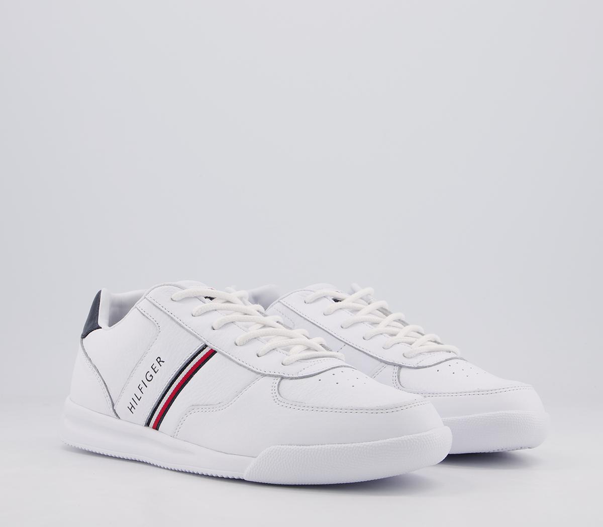 Tommy Hilfiger Lightweight Sneakers White Red Blue - Men's Trainers