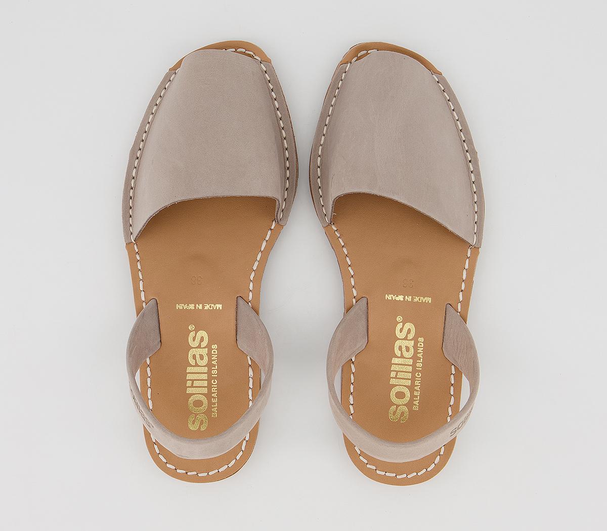 Solillas Solillas Sandals Solillas Solillas Sandals Warm Grey Nubuck