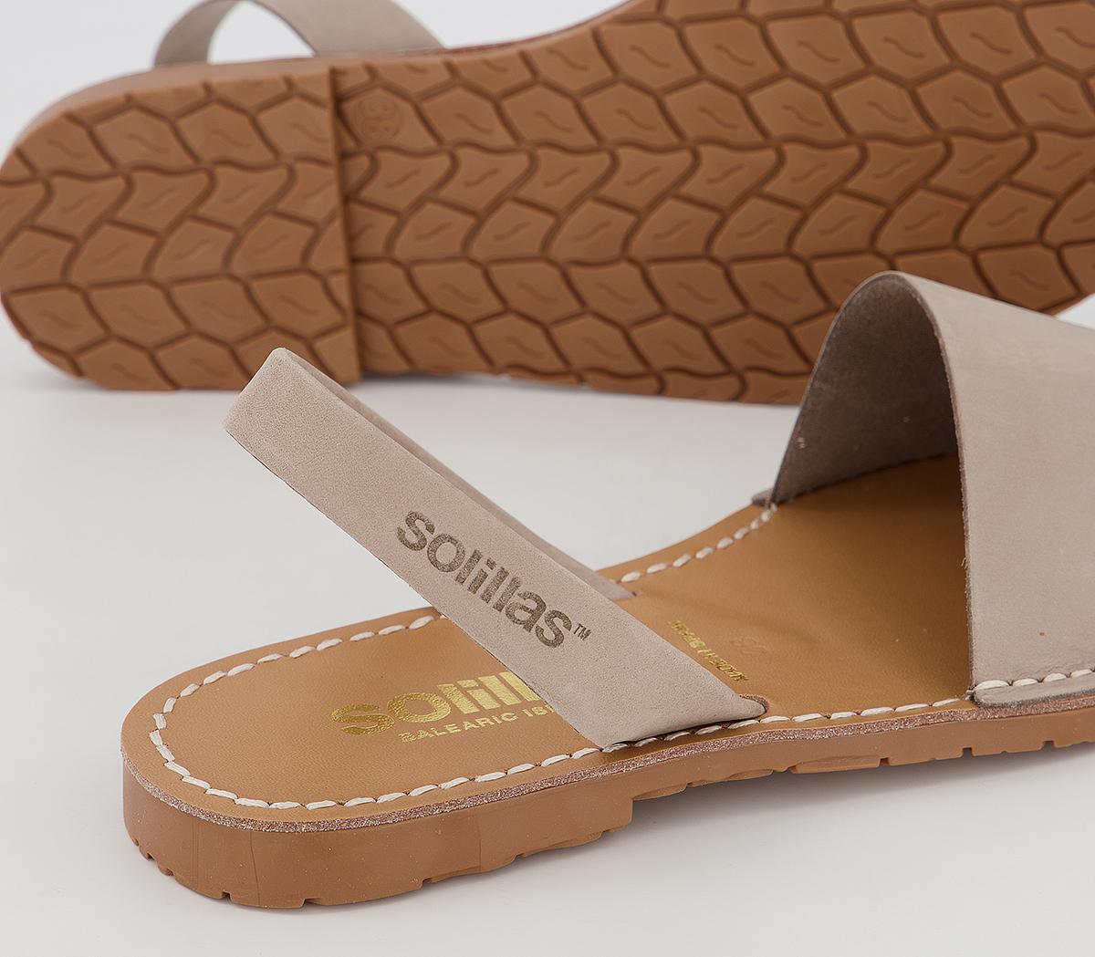 Solillas Solillas Sandals Solillas Solillas Sandals Warm Grey Nubuck