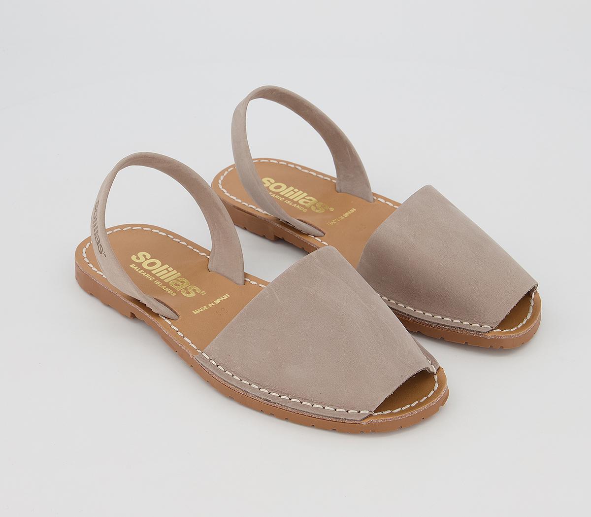 Solillas Solillas Sandals Solillas Solillas Sandals Warm Grey Nubuck