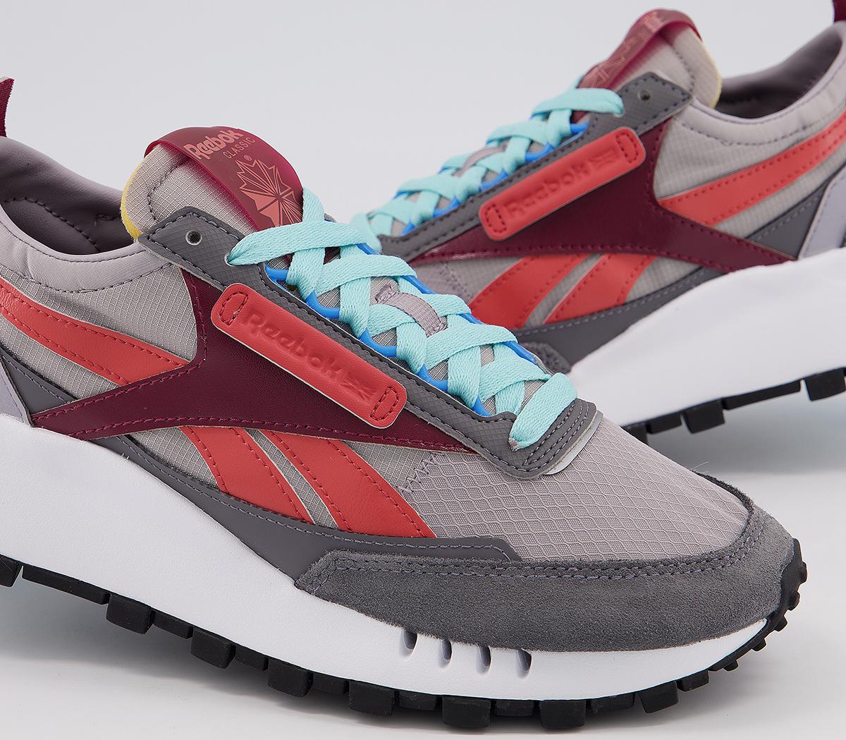 ReebokCl Legacy TrainersGrey Blue Red Exclusive