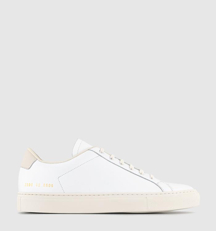 Common Projects Retro Low Trainers White Leather