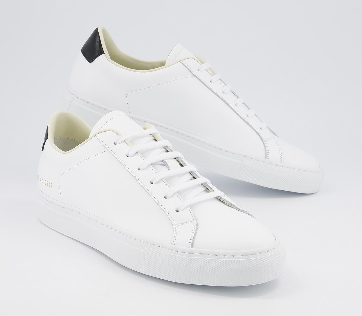 Common Projects Achillies Retro Low Trainers Common Projects Achillies Retro Low Trainers White Black