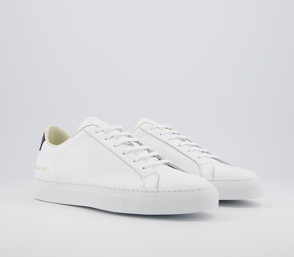 Common Projects Achillies Retro Low Trainers Common Projects Achillies Retro Low Trainers White Black