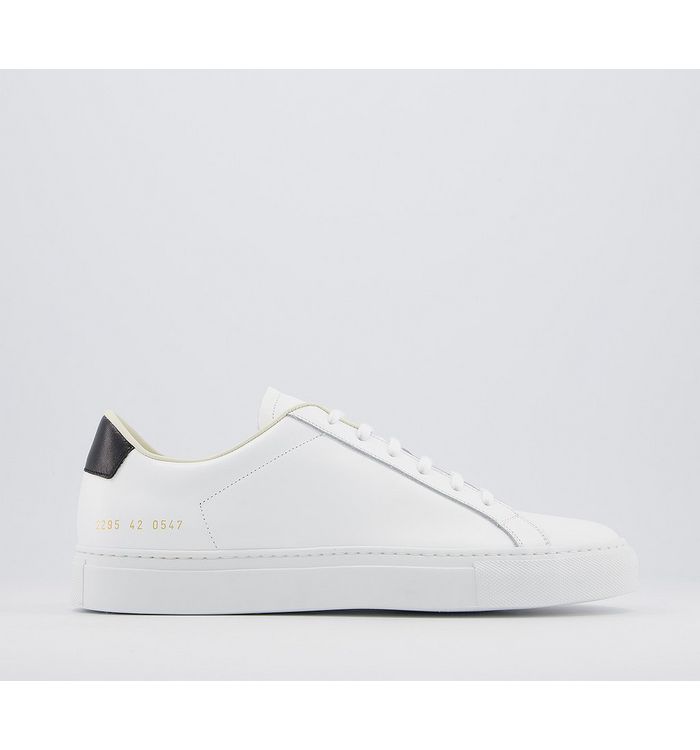 Common Projects Retro Low Trainers White Black