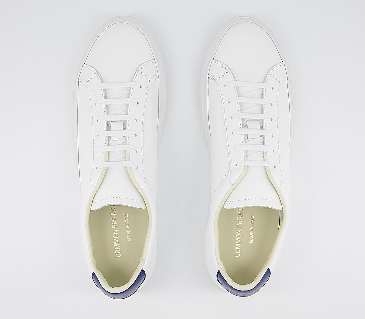Common Projects Retro Low Trainers Common Projects Retro Low Trainers White Navy