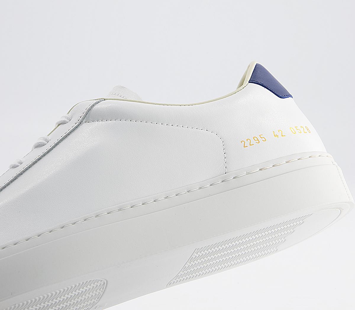 Common Projects Retro Low Trainers Common Projects Retro Low Trainers White Navy