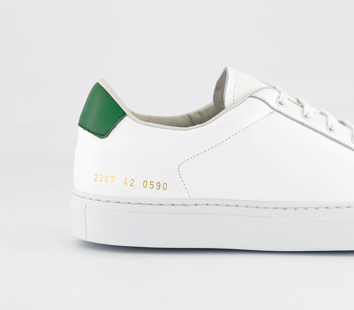 Common ProjectsRetro Low Trainers White Green
