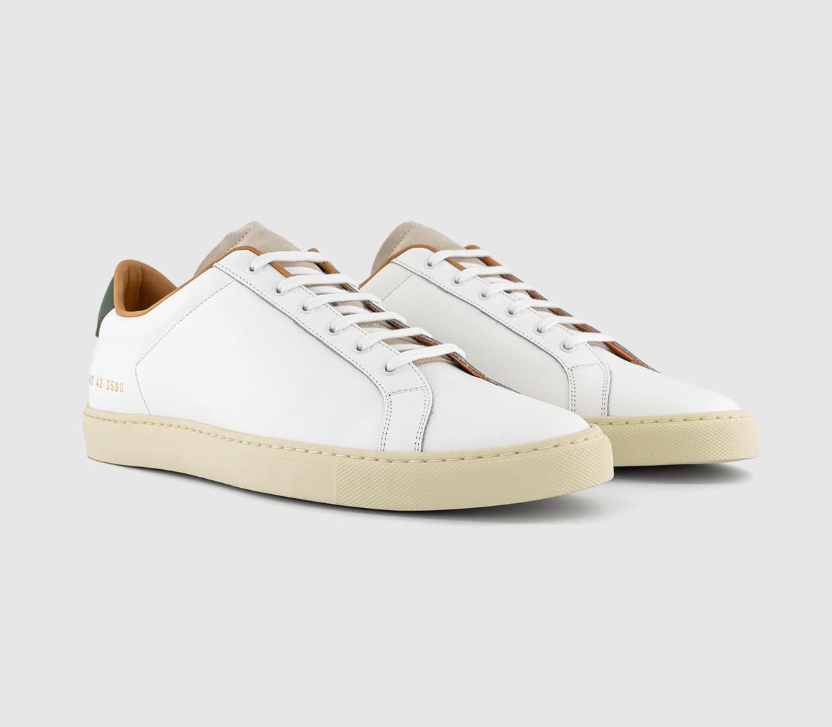 Common ProjectsRetro Low TrainersWhite Green White