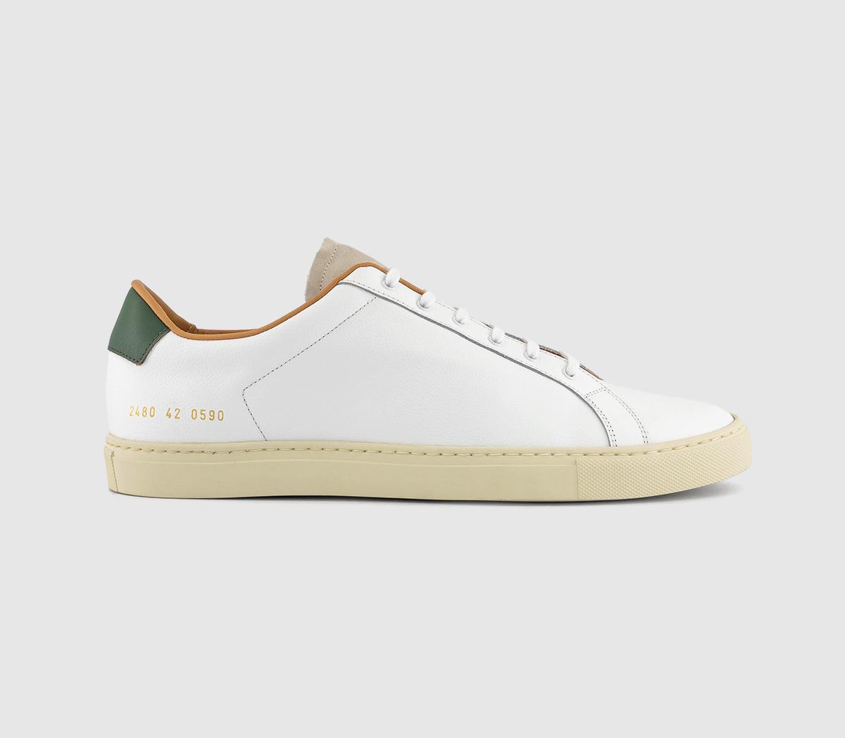 Common ProjectsRetro Low TrainersWhite Green White