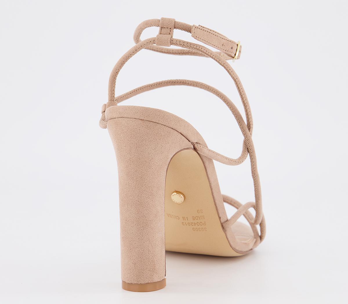 OFFICEHope Tubular Block Heel SandalsBeige