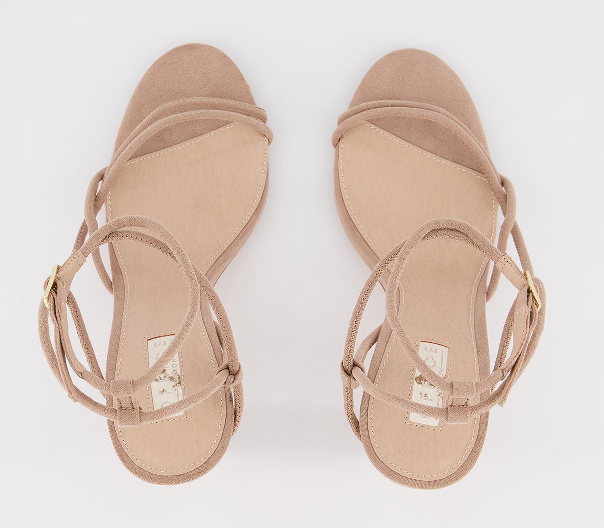 OFFICEHope Tubular Block Heel SandalsBeige