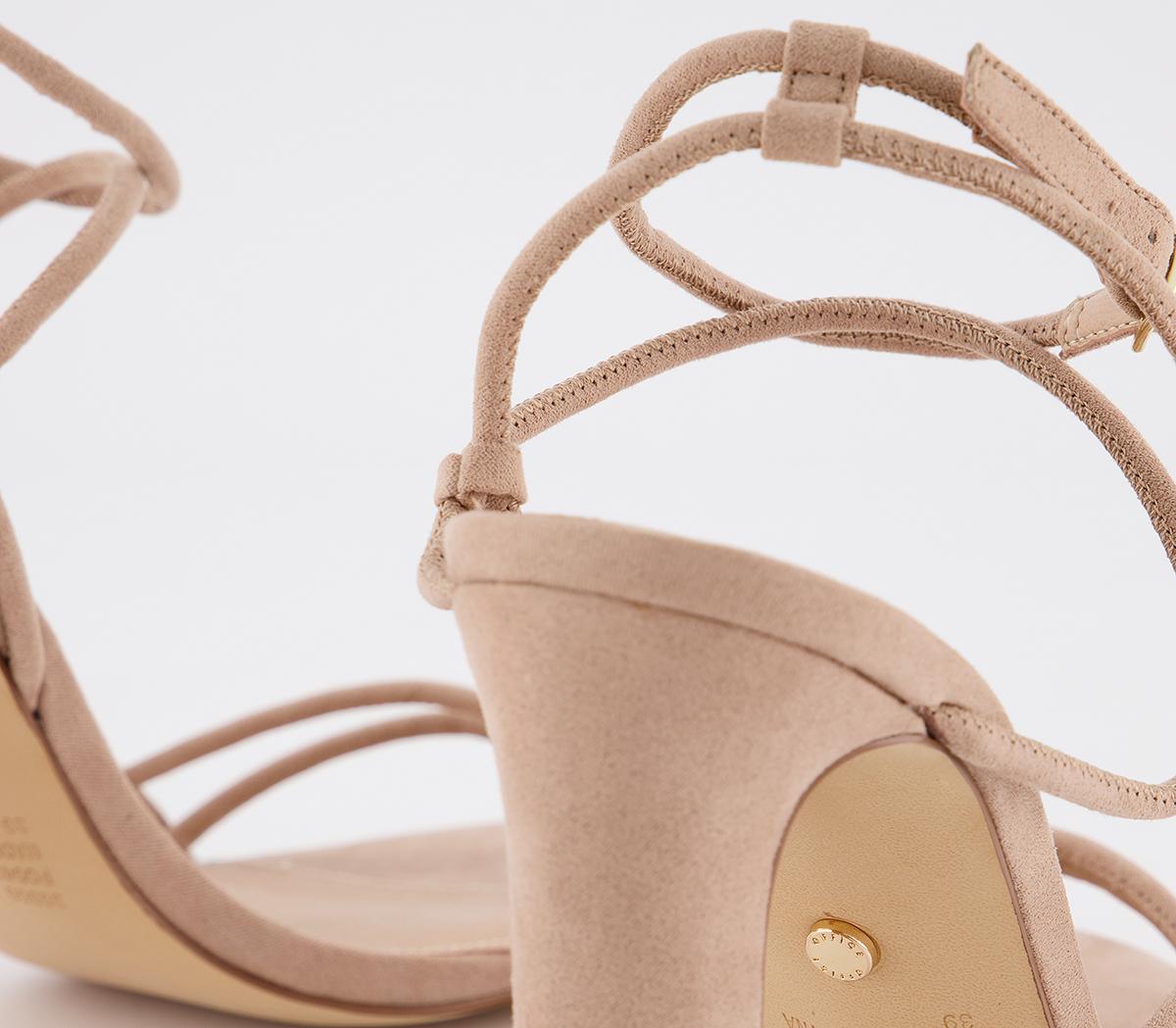 OFFICEHope Tubular Block Heel SandalsBeige