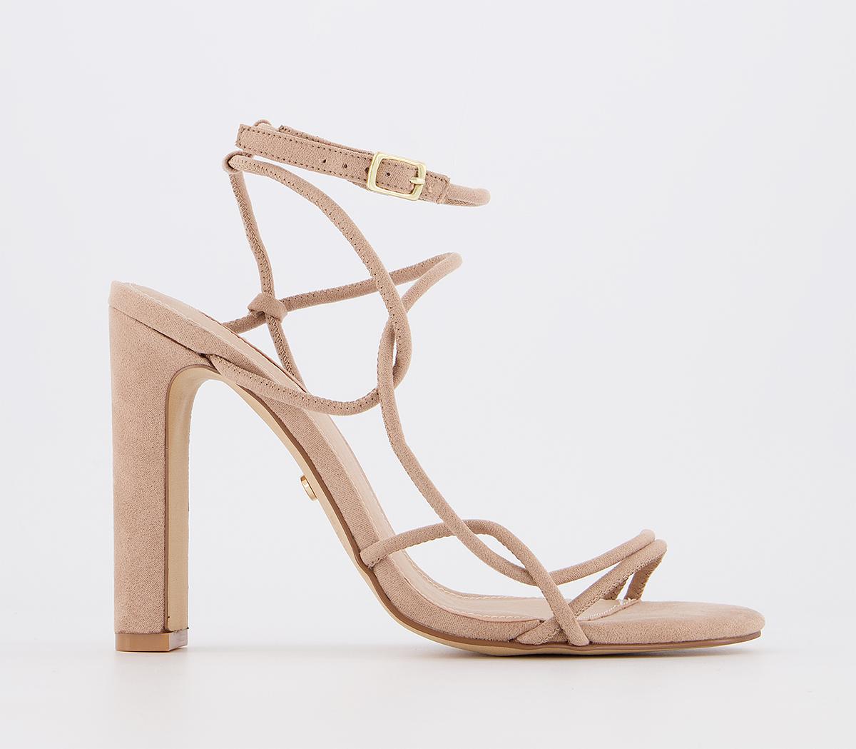 OFFICEHope Tubular Block Heel SandalsBeige