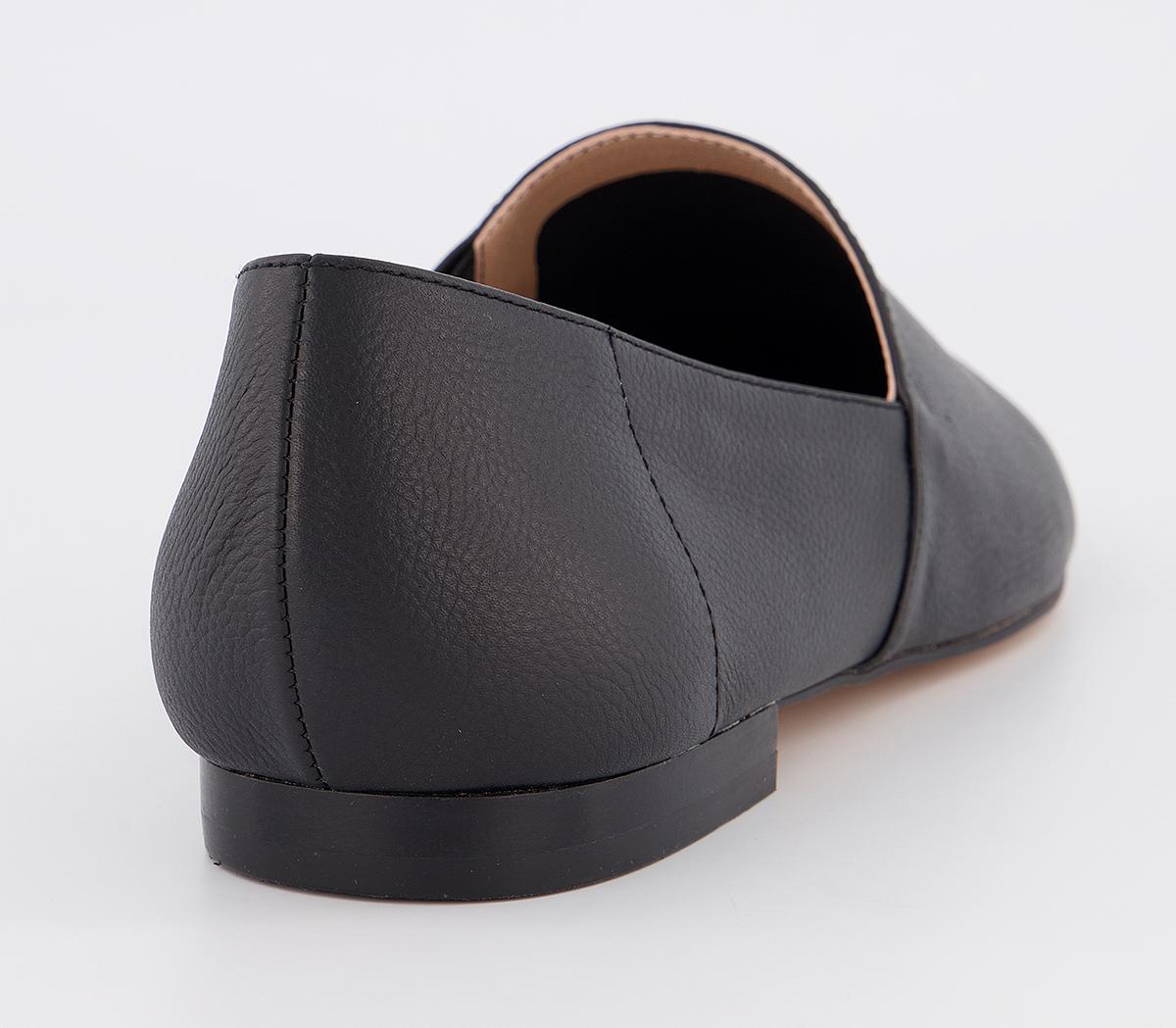 OFFICEFlex W Two Part Slip On FlatsBlack Leather