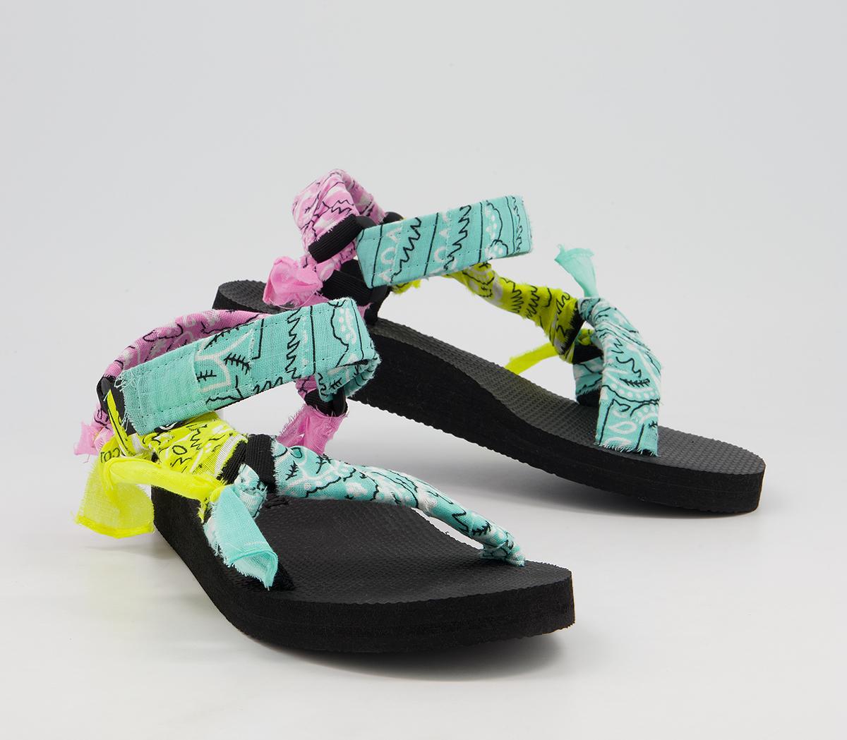 Arizona LoveTrekky Bandana Sandals Arizona LoveTrekky Bandana SandalsAqua Mix