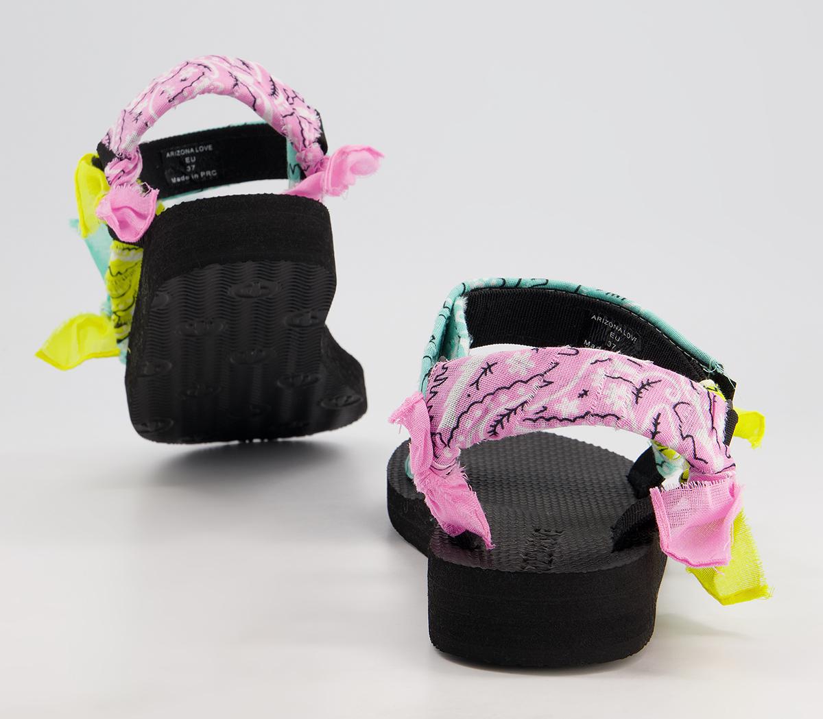 Arizona LoveTrekky Bandana Sandals Arizona LoveTrekky Bandana SandalsAqua Mix