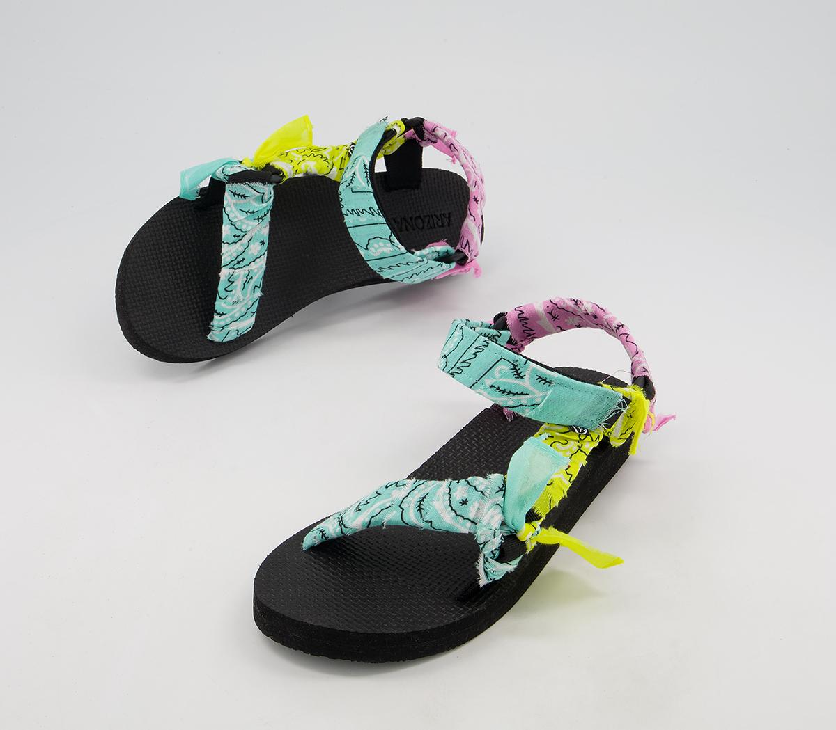 Arizona LoveTrekky Bandana Sandals Arizona LoveTrekky Bandana SandalsAqua Mix