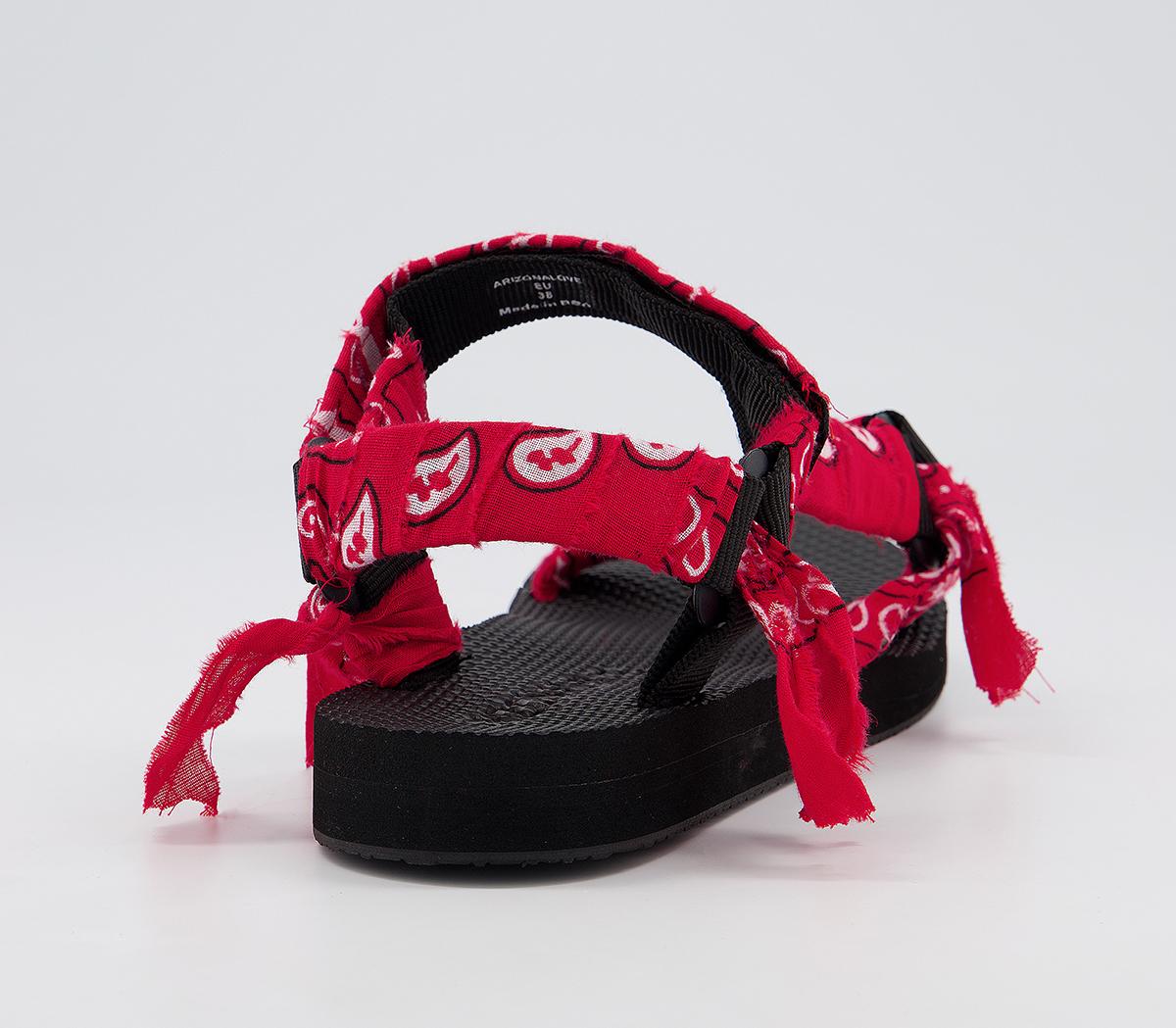 Arizona Love Trekky Bandana Sandals Red - Women’s Sandals