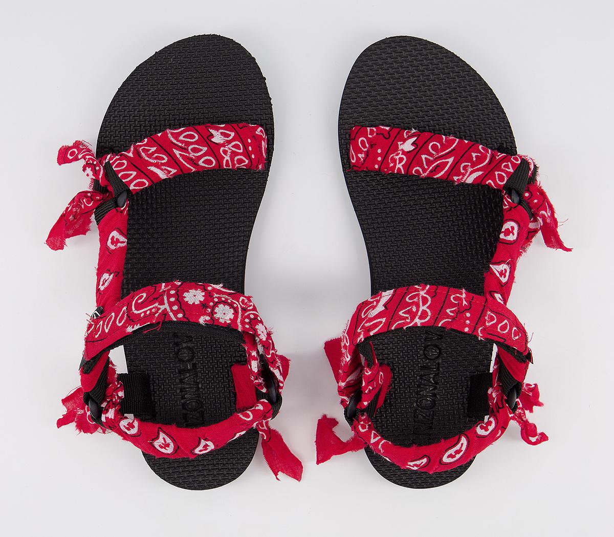 Arizona Love Trekky Bandana Sandals Red - Women’s Sandals
