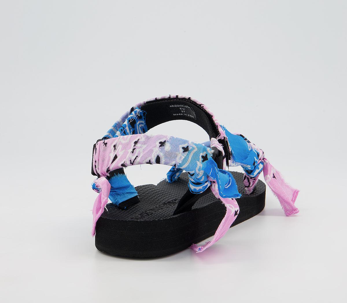 Arizona Love Trekky Bandana Sandals Arizona Love Trekky Bandana Sandals Pink Blue