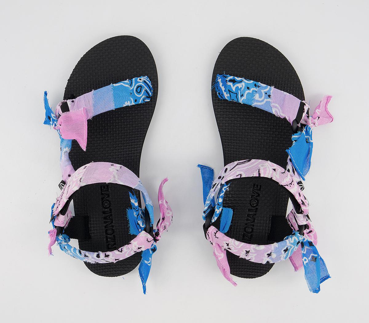 Arizona Love Trekky Bandana Sandals Arizona Love Trekky Bandana Sandals Pink Blue