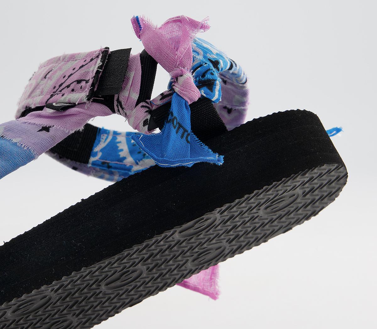 Arizona Love Trekky Bandana Sandals Arizona Love Trekky Bandana Sandals Pink Blue