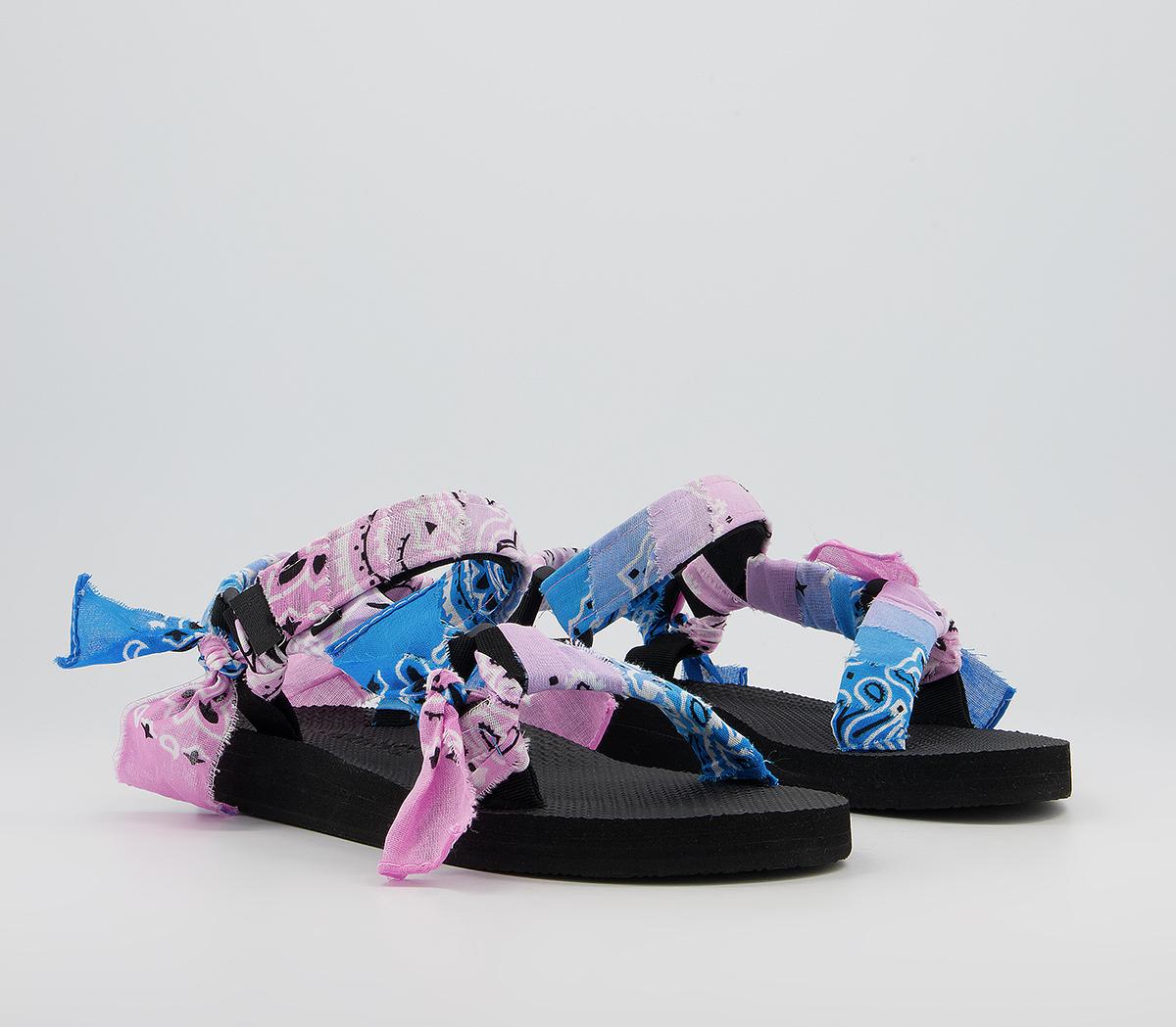 Arizona Love Trekky Bandana Sandals Arizona Love Trekky Bandana Sandals Pink Blue