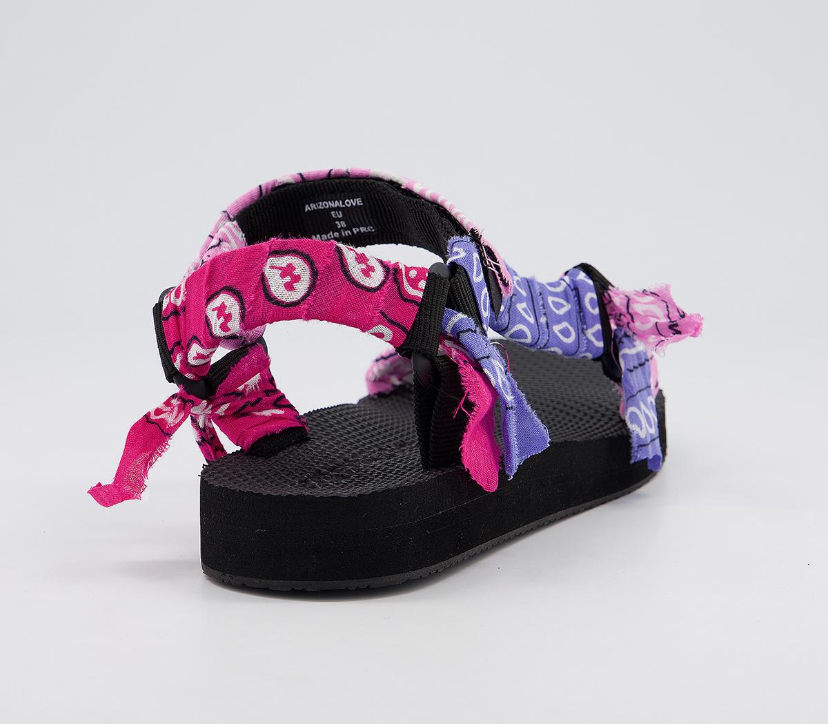 Arizona LoveTrekky Bandana Sandals Arizona LoveTrekky Bandana SandalsPink Purple