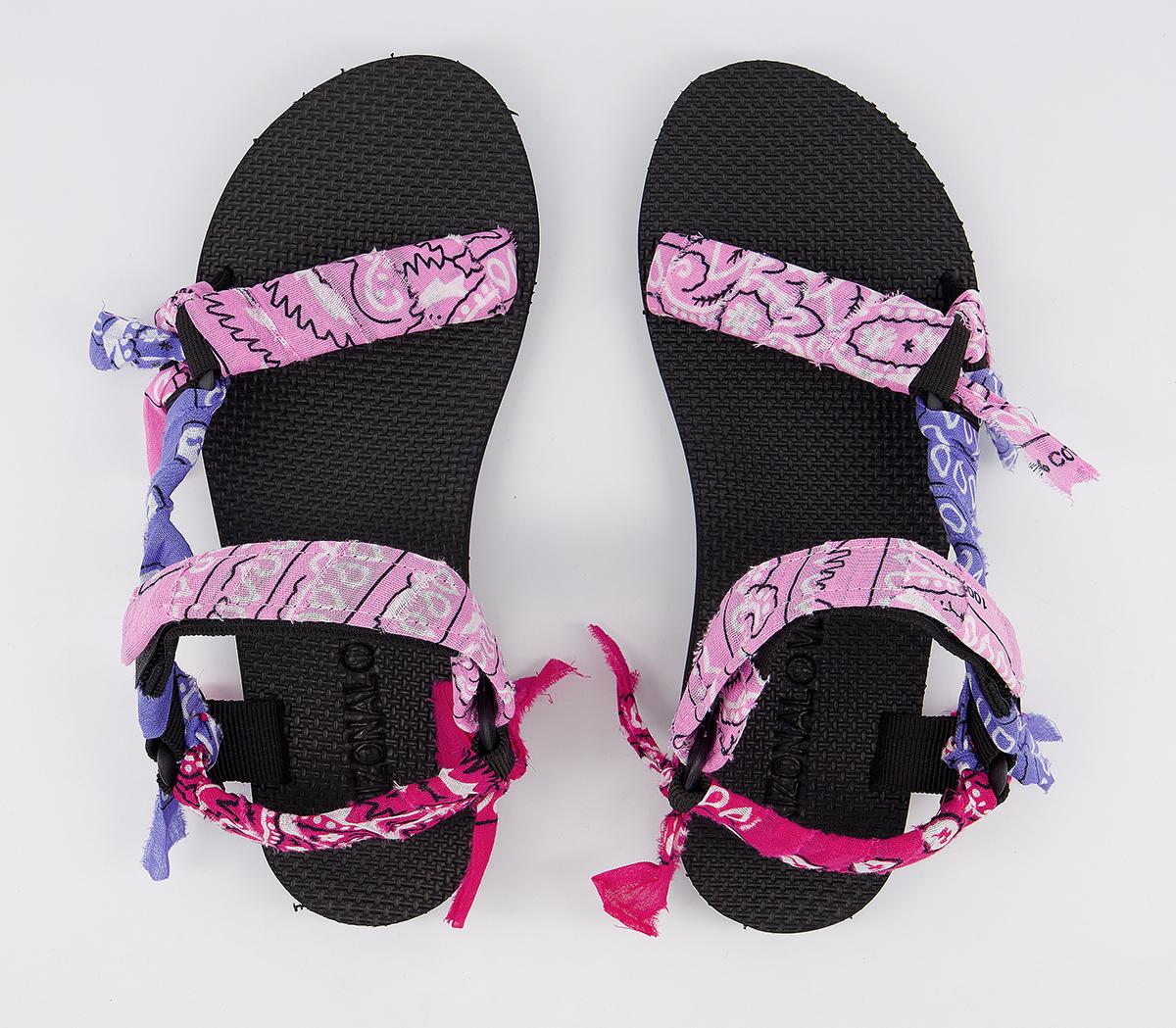 Arizona LoveTrekky Bandana Sandals Arizona LoveTrekky Bandana SandalsPink Purple