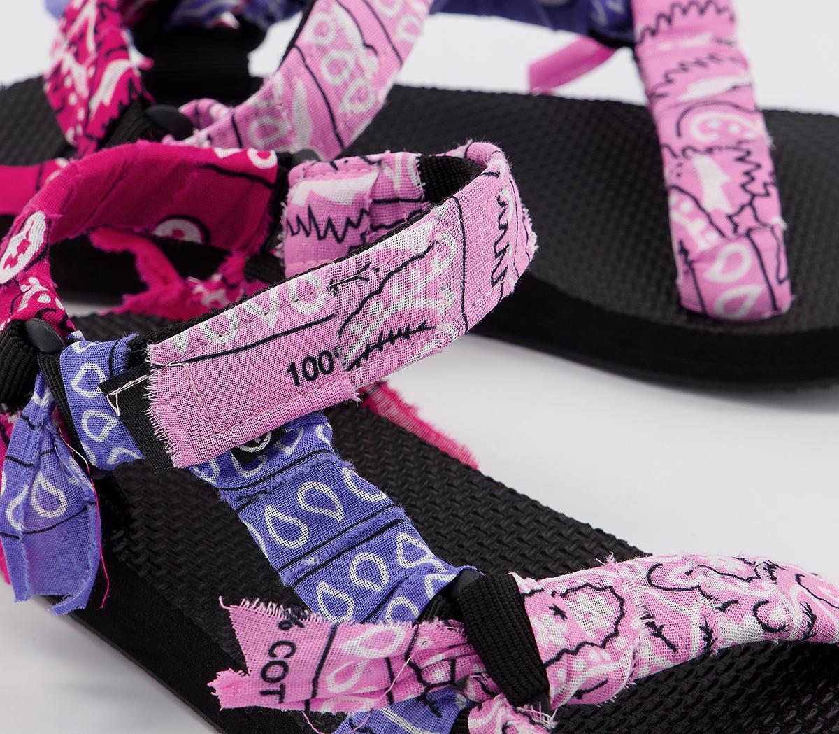 Arizona LoveTrekky Bandana Sandals Arizona LoveTrekky Bandana SandalsPink Purple