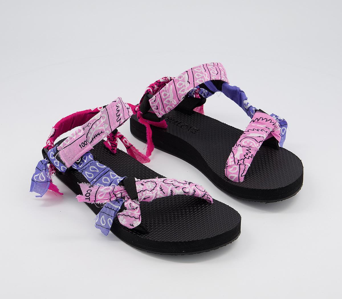 Arizona LoveTrekky Bandana Sandals Arizona LoveTrekky Bandana SandalsPink Purple