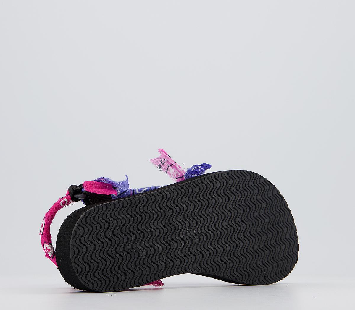 Arizona LoveTrekky Bandana Sandals Arizona LoveTrekky Bandana SandalsPink Purple