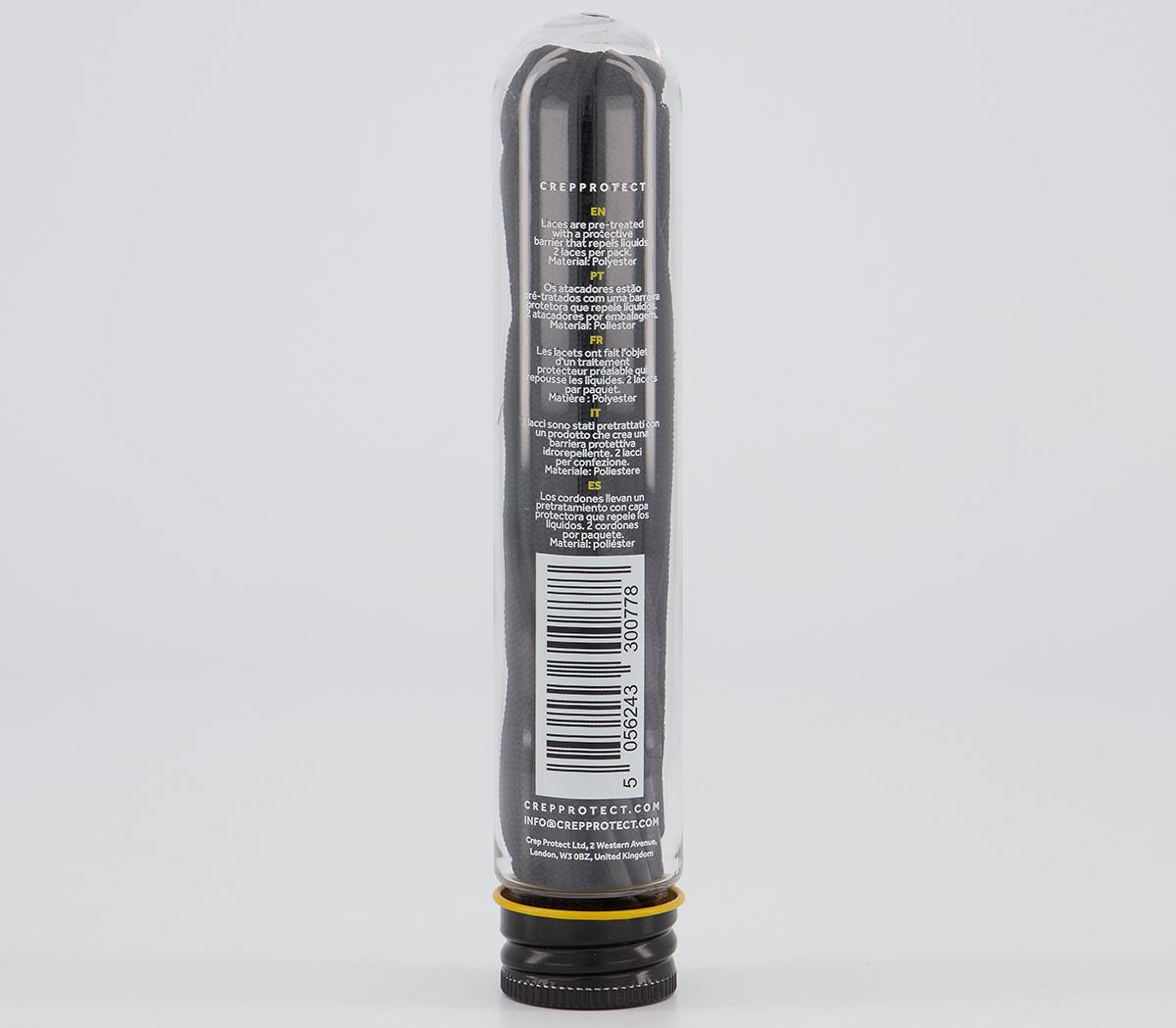 Crep Protect Crep Protect Pre-treated Laces Crep Protect Crep Protect Pre-treated Laces Black Flat