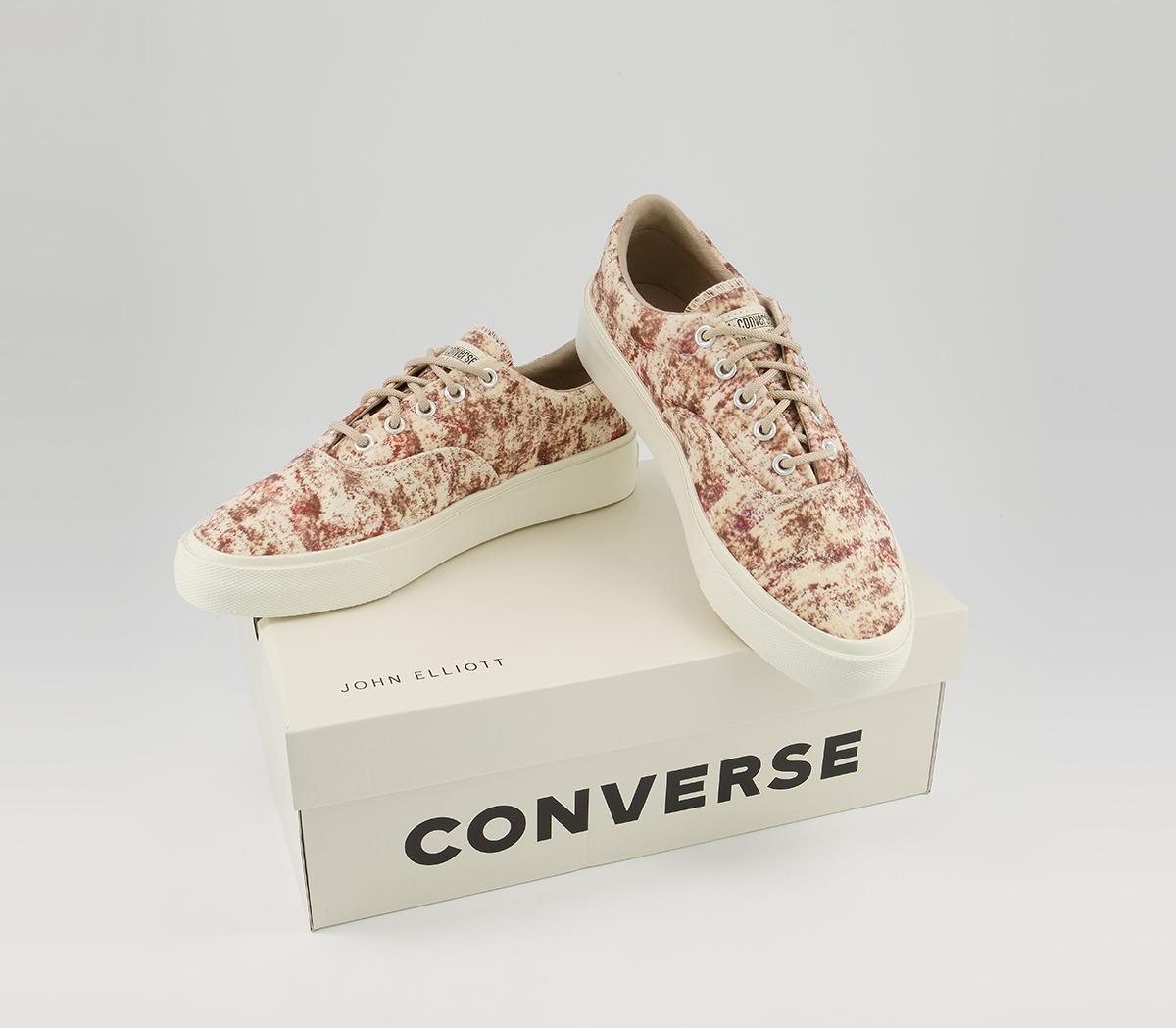 Converse Skid Grip Trainers Converse Skid Grip Trainers John Elliot Antique White Brown Egret