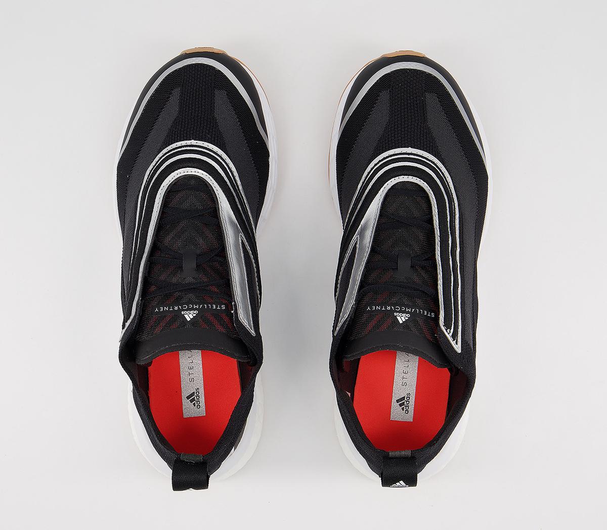 adidas Stella McCartney Boston S Trainers adidas Stella McCartney Boston S Trainers Black Red Silver Met Cardboard