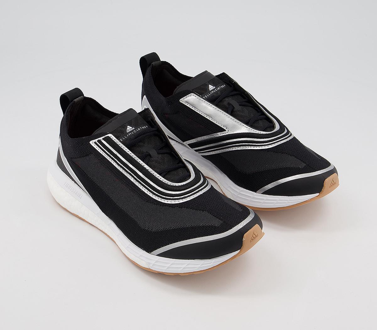 adidas Stella McCartney Boston S Trainers adidas Stella McCartney Boston S Trainers Black Red Silver Met Cardboard