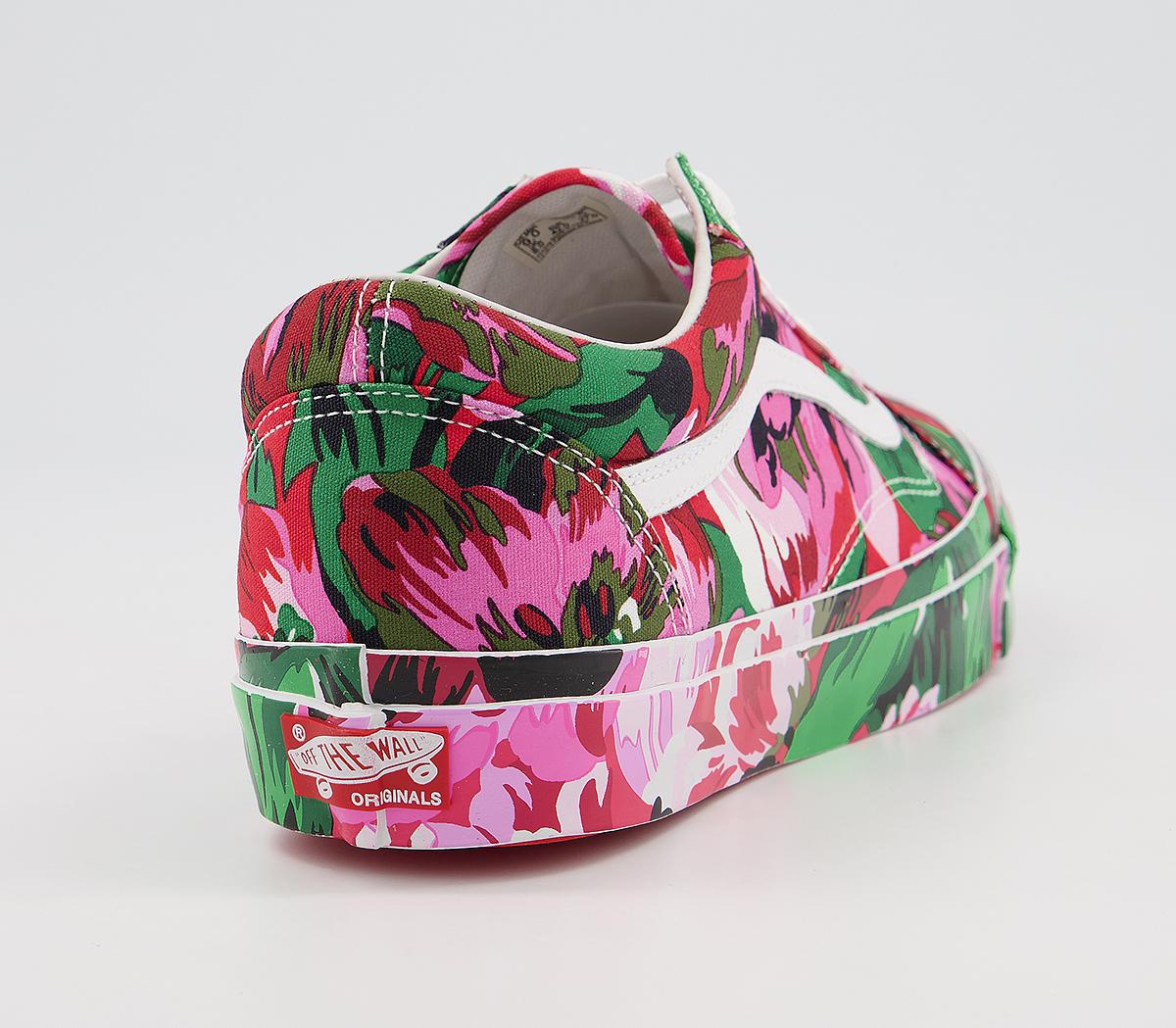 Vans x KENZOOg Old Skool Lx TrainersKenzo Floral Red True White