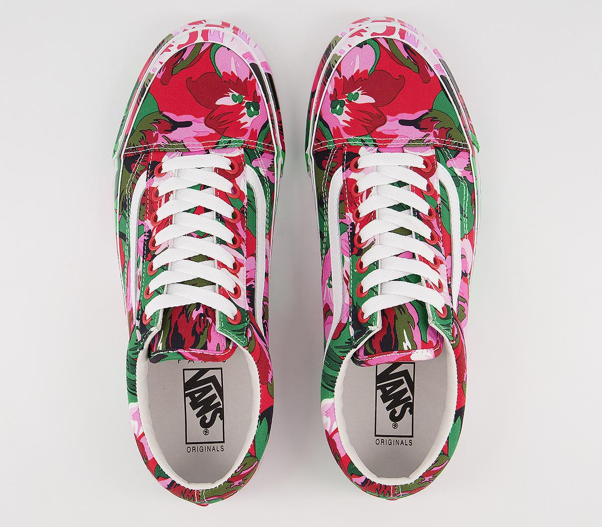 Vans x KENZOOg Old Skool Lx TrainersKenzo Floral Red True White