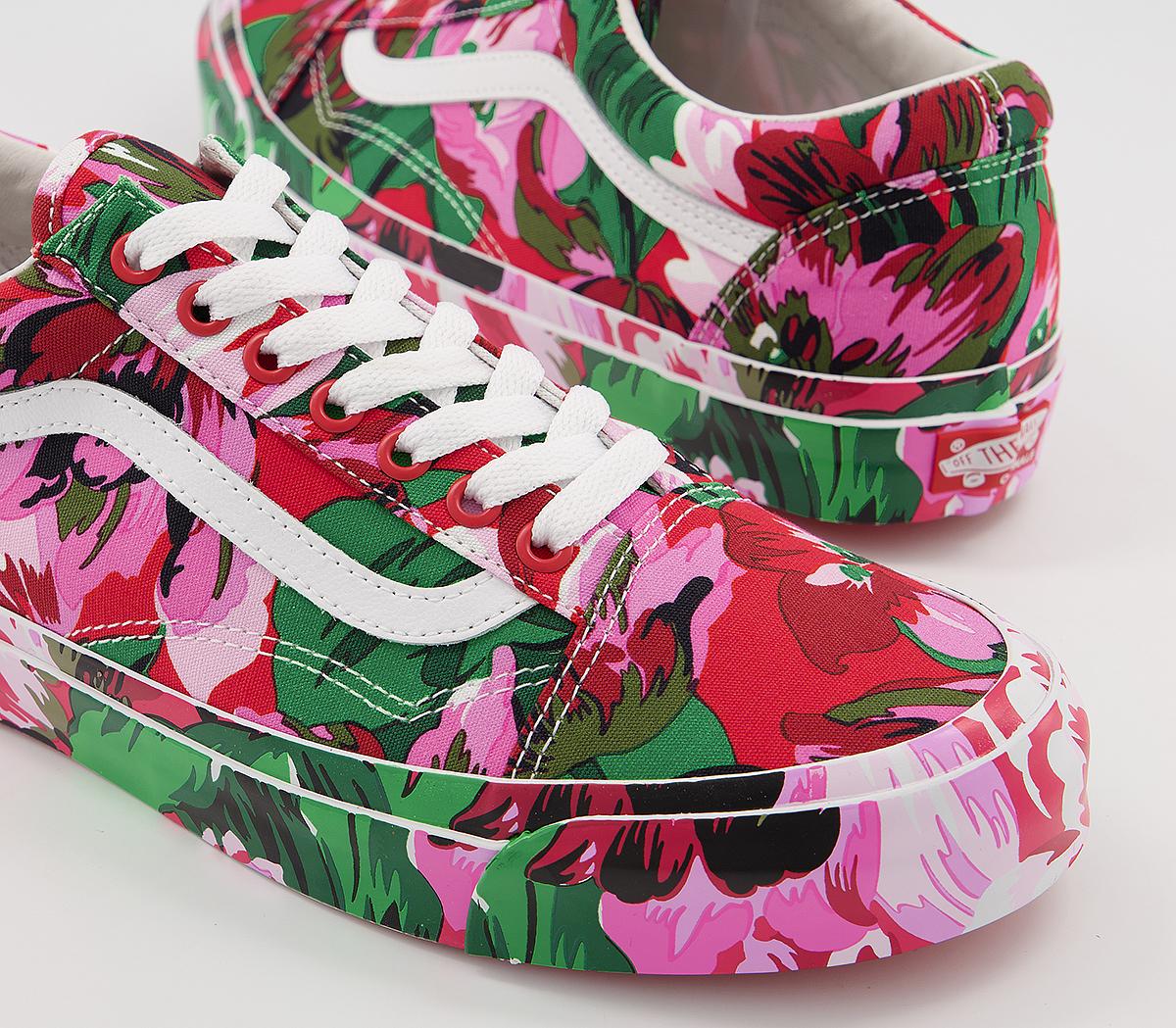 Vans x KENZOOg Old Skool Lx TrainersKenzo Floral Red True White