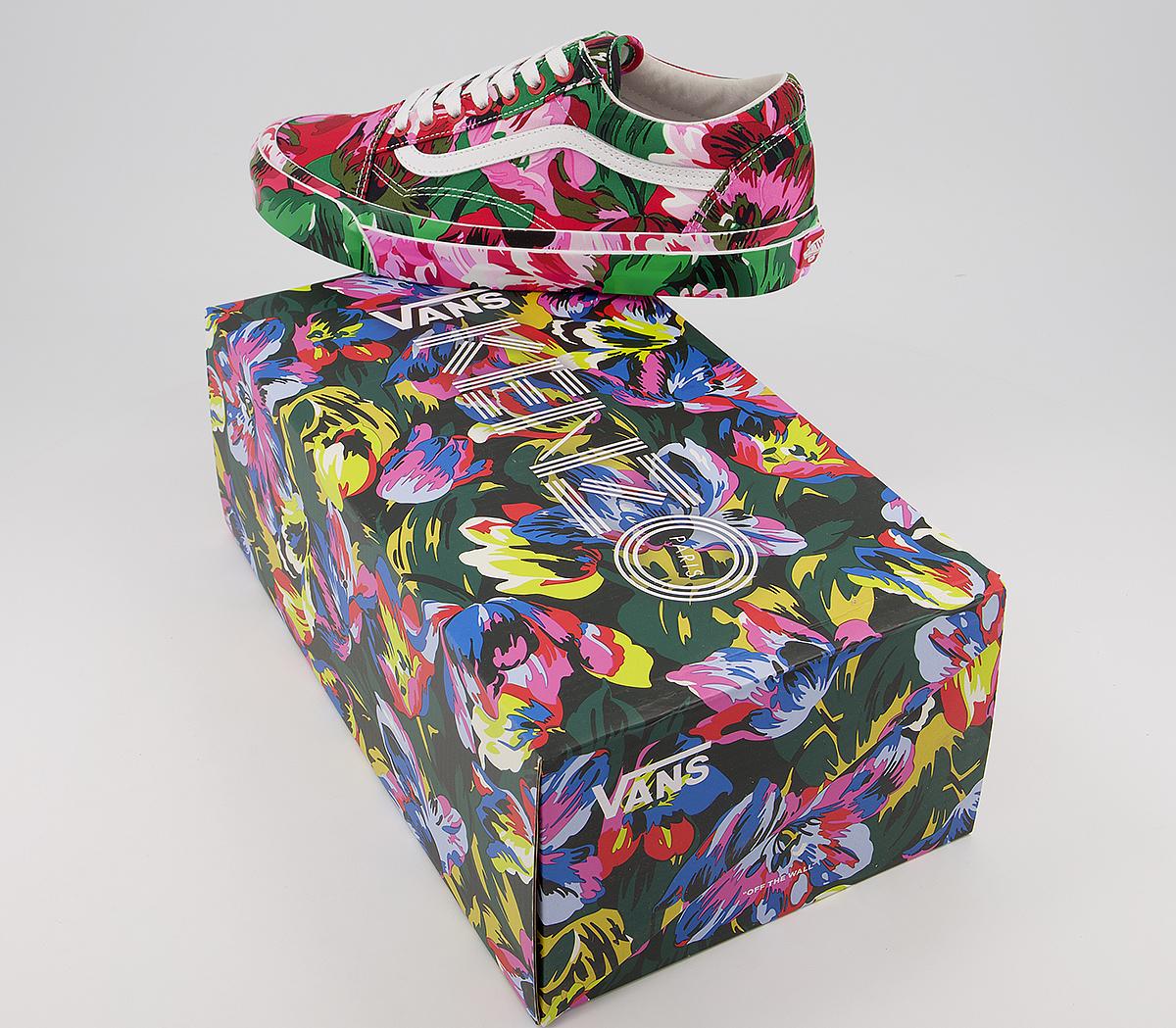 Vans x KENZOOg Old Skool Lx TrainersKenzo Floral Red True White
