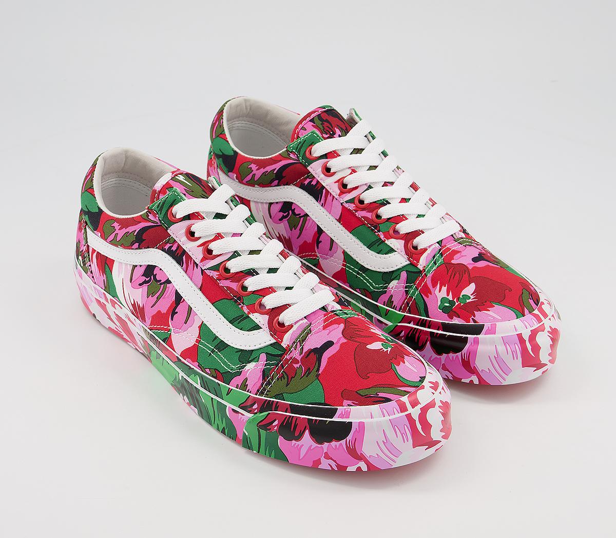 Vans x KENZOOg Old Skool Lx TrainersKenzo Floral Red True White