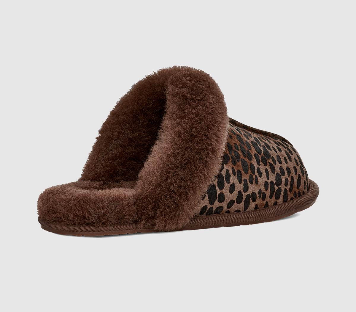 UGGScuffette II SlippersLeopard Caspian Burnt Cedar