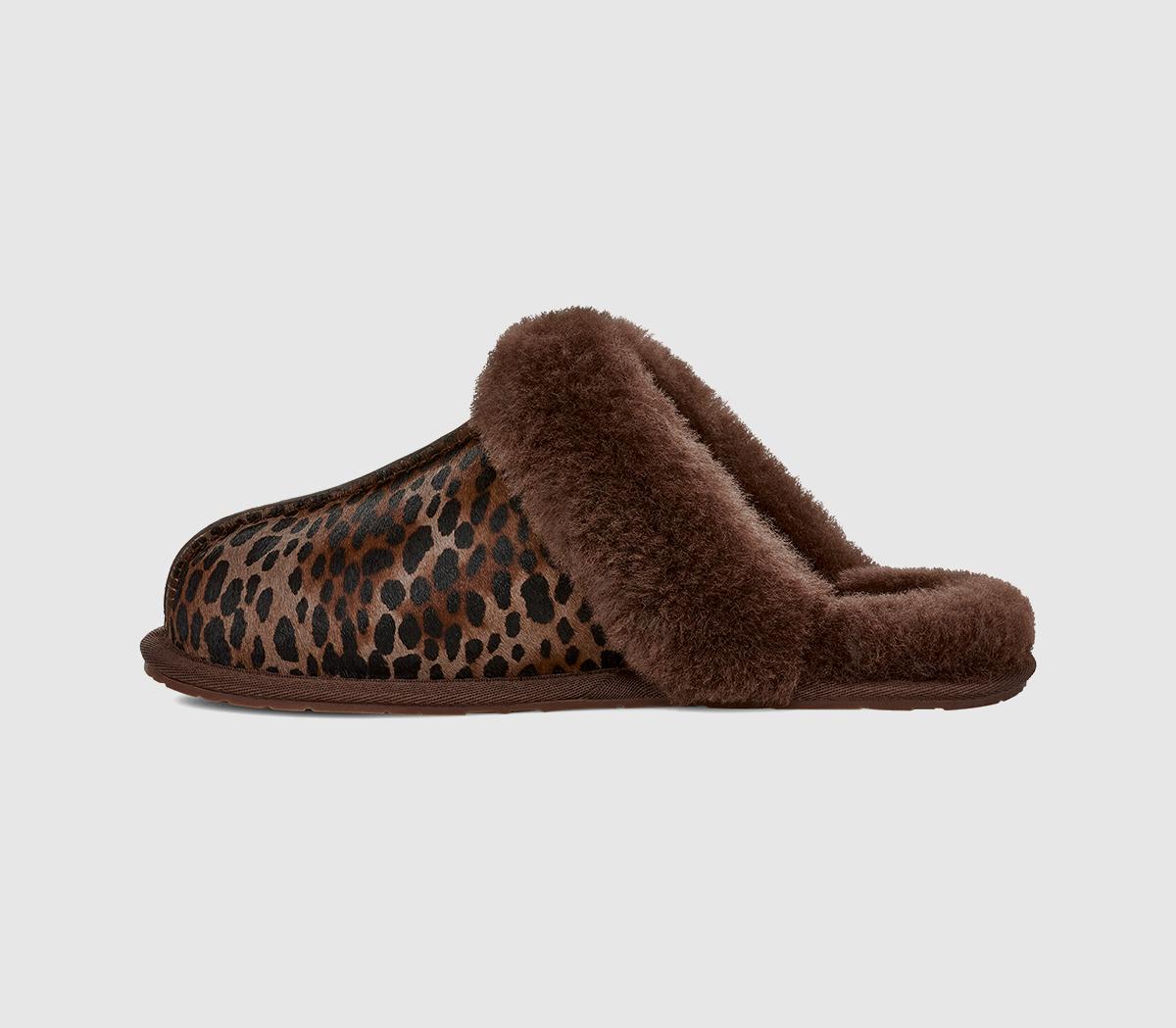 UGGScuffette II SlippersLeopard Caspian Burnt Cedar