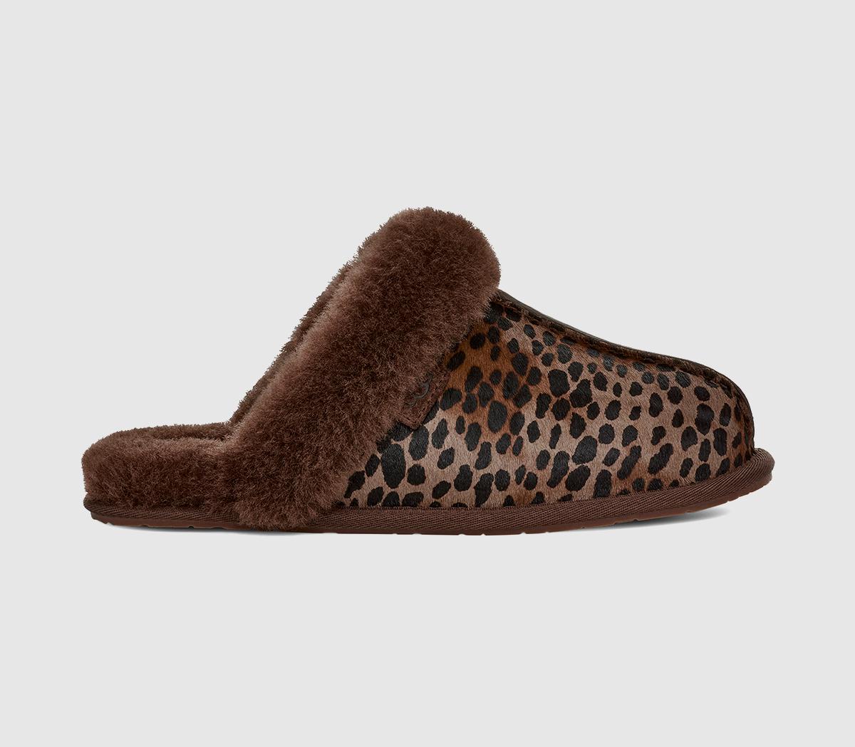 UGGScuffette II SlippersLeopard Caspian Burnt Cedar